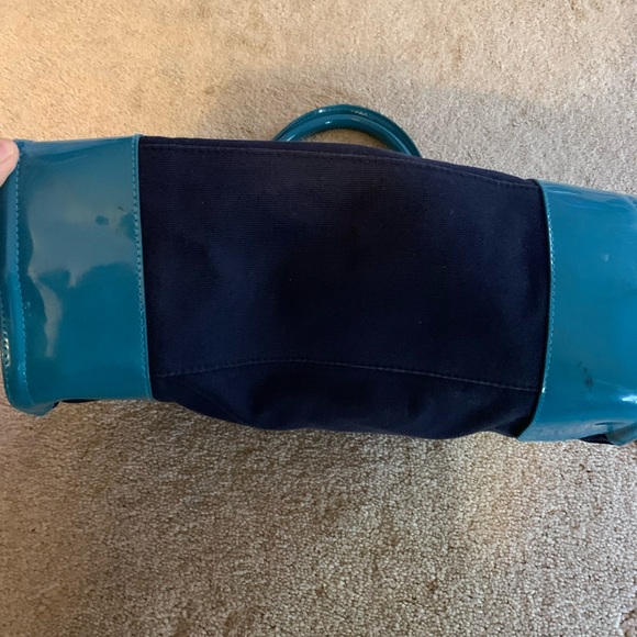 Tory Burch Blue and Black Women's Tote Bag - Picture 4 of 9